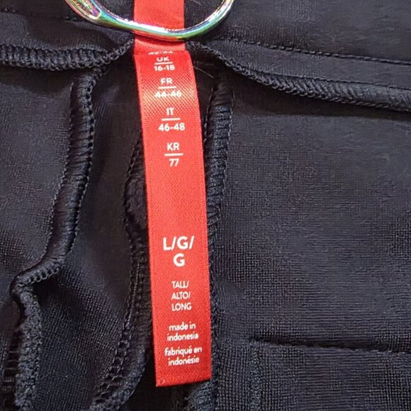 Spanx Pants Womens L Tall Navy Pull On Ponte Stretch No Pockets Office Casual - Picture 11 of 16